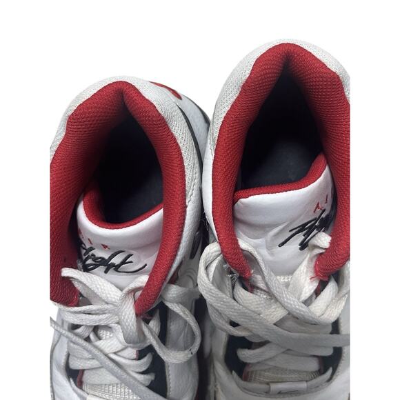 Nike Air Flight Legacy Men’s 8.5 Legacy White Red Sneakers High Tops Streetwear - Picture 9 of 12